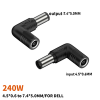 Interface d'alimentation pour ordinateur portable 4.5*3.0mm vers d'autres adaptateurs d'interface CC Puissance 240W Convient pour Len ovo HP Dell et autres ordinateurs portables