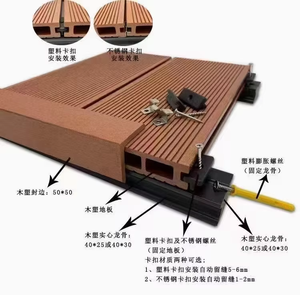Fixation en acier inoxydable de type H pour plancher en bois plastique-Installation facile, idéale pour les projets de terrasse extérieure - Product Image 5