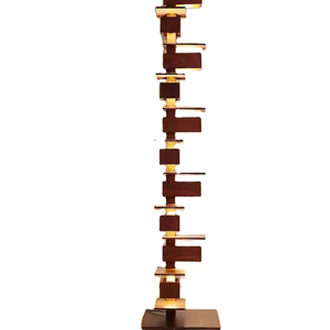 La villa <span class=keywords><strong>lampadaire</strong></span> style japonais <span class=keywords><strong>architecte</strong></span> modèle chambre salon villa art décoration noyer - Product Image 1