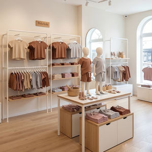 Set di <span class=keywords><strong>Abbigliamento</strong></span> <span class=keywords><strong>Estivo</strong></span> per Bambini in Puro Cotone 100% Stile Waffle Casual per Esterno Completo <span class=keywords><strong>Estivo</strong></span> 2 Pezzi Maglietta e Pantaloncini per Neonati - Product Image 2