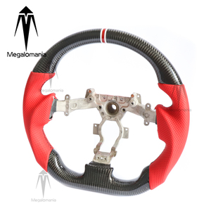 Volante de Alcantara de fibra de carbono forjado personalizado para Nissan <span class=keywords><strong>GTR</strong></span> R35 370Z Z34 350Z Patrol Armada Y62 volante - Product Image 2
