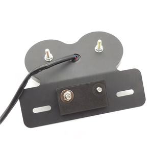 Luz de Freno Combinada para Motocicleta, Luz Trasera LED Retro de Doble Ojo para Moto, Luz Redonda Doble para Motocicleta de Calle - Product Image 2