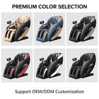 LEERCON Chaise de massage de luxe SL Track relaxante et inclinable, pédicure, 4D, zéro gravité, massage corporel complet, six bras robotiques, machine à haute rentabilité