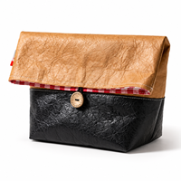 Panier de rangement pliable pour bureau, organiseur de bureau doublé de coton pour maquillage, soins de la peau, fournitures de bureau et accessoires pour la maison
