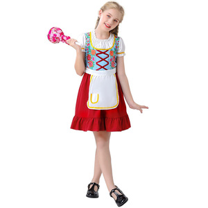 Nuovo Modello di Abbigliamento Coordinato Genitore-Figlio, Abito da Donna per Eventi, <span class=keywords><strong>Costume</strong></span> da Oktoberfest, Vestito da Cameriera per Bar - Product Image 3