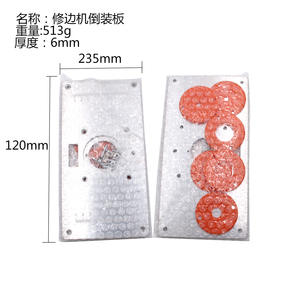 Recortadora de Bordes Mr Drill, Panel Invertido de 235 mm x 120 mm, Grosor de 6 mm, Adaptador de Metal ABS - Product Image 1