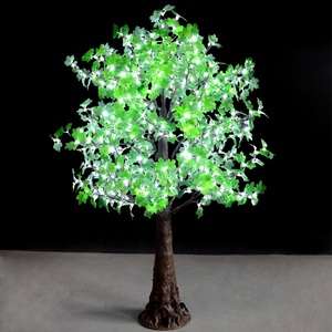 Luar ruangan grosir 6 kaki putih & putih hangat bebas Switchable Led bercahaya pohon Maple cahaya Ideal untuk rumah Hotel pesta dan banyak lagi - Product Image 1