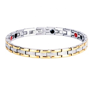 Pulsera de Acero Inoxidable con Logotipo Personalizado 4 en 1, Terapia Magnética, Equilibrio, Patrón de Serpiente, Impermeable, Pulsera de <span class=keywords><strong>Iones</strong></span> <span class=keywords><strong>Negativos</strong></span> - Product Image 6