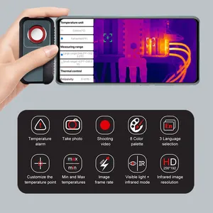 256*192 Pixels Handheld <b>Thermal</b> <b>Camera</b> Android Type C Mobile Infrared <b>Imager</b> OEM/ODM Supported for Electrical Repair GW203U Ther - Product Image 3