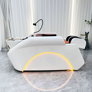 Oferta Especial: Equipo de Spa Capilar con Cama Ancha Eléctrica para Masajes, Terapia Capilar, Lavado de Cabello y Silla de Champú para Salón - Product Image 4