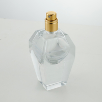 Bouteille de parfum de forme Unique, bouteille de parfum vide de 30ml, bouteille rectangulaire en verre de parfum