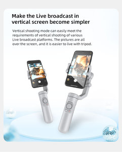 Thiết Bị Ổn Định Điện Thoại Thông Minh Gimbal Gập Được Thiết Bị Ổn Định Điện Thoại Di Động Chống Rung Một Và 3 Trục Liên Kết Dễ Cầm - Product Image 6