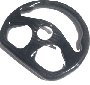 SHENYU - Volante Deportivo Multifunción de Fibra de Carbono Brillante con Tejido Twill 3K, 5 mm de Grosor, Ligero y de Alto Agarre - Product Image 4