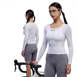 Maglia Tecnica <span class=keywords><strong>EVR</strong></span> da Ciclismo a Maniche Lunghe, Traspirante e ad Asciugatura Rapida, in Nylon/Cashmere, per Donna, Estiva, per Bici da Strada - Product Image 1