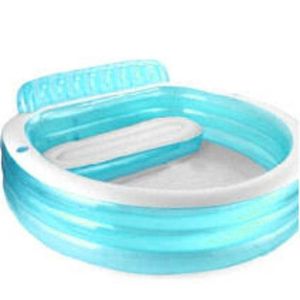 Piscine gonflable en PVC personnalisée, portable, ronde, grande, pour la famille, été, 5 mm d'épaisseur, pour enfants - Product Image 5