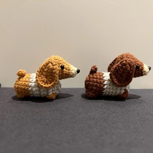 <span class=keywords><strong>Perros</strong></span> Dachshund Súper Lindos y Adorables en Oferta, con Orejas Encantadoras, Animales Tejidos a Mano, Juguetes para Niños, <span class=keywords><strong>Mini</strong></span> Muñeco <span class=keywords><strong>de</strong></span> Animal Tejido - Product Image 1