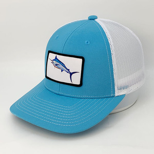 Chất Lượng Cao Mùa Hè Không Thấm Nước Dệt Vá Mens Thể Thao Trucker Hat Tùy Chỉnh Richardson 112 Snapback Velour Denim Số Lượng Lớn Cho Phụ Nữ - Product Image 2