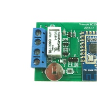 Système de contrôle d'accès multifonctionnel noir avec communication Wifi BLE et lecteur de cartes, contrôle d'accès pour une seule porte