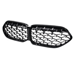 Lona 2020 + kisi Bumper depan BMW <span class=keywords><strong>2</strong></span>, berlian ginjal penuh hitam krom untuk BMW <span class=keywords><strong>2</strong></span> Series F44 2020 + - Product Image 5