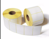 Taille personnalisée blanc vierge 58x40 60x80 57x30 50x25 100x150 étiquette d'expédition thermique rouleau d'étiquette de code à barres