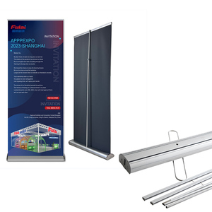 Nhà Máy Giá cơ sở rộng Hợp kim nhôm 85x200 quảng cáo <span class=keywords><strong>rollup</strong></span> đứng có thể thu vào khuyến mãi cuộn lên biểu ngữ hiển thị - Product Image 2
