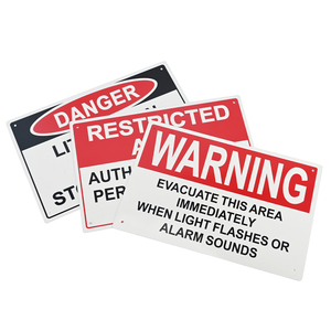 Panneaux d'avertissement laser métalliques durables, étiquettes <span class=keywords><strong>de</strong></span> sécurité en aluminium, plaques <span class=keywords><strong>de</strong></span> danger laser <span class=keywords><strong>de</strong></span> classe 4 <span class=keywords><strong>de</strong></span> qualité supérieure pour équipements <span class=keywords><strong>de</strong></span> haute technologie - Product Image 3