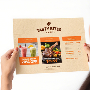 OEM Tùy Chỉnh Dịch Vụ In Ấn A1-A6 Kích Thước 2-4 Gấp Hướng Dẫn Sử Dụng Tờ Rơi Tờ Rơi Tờ Rơi Kinh Doanh Sử Dụng Tráng Giấy In Offset - Product Image 3