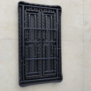 Moon Black doppio <span class=keywords><strong>tavolo</strong></span> <span class=keywords><strong>e</strong></span> sedia <span class=keywords><strong>Set</strong></span> di birra tavoli <span class=keywords><strong>e</strong></span> <span class=keywords><strong>panche</strong></span> all'aperto <span class=keywords><strong>tavolo</strong></span> <span class=keywords><strong>e</strong></span> sedie HDPE pannello di plastica verniciato a polvere finito - Product Image 5