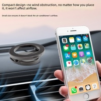 Flexible 360 °   Support de téléphone magnétique rotatif, design pliable, support de téléphone magnétique pour voiture