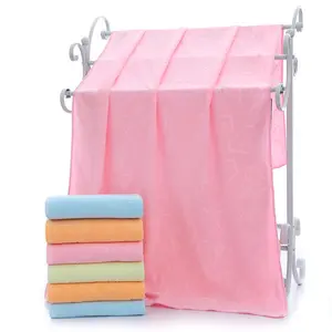 China factory supply High quality cheap bath linens multicolour quick drying beauty salon micro fiber bath towels