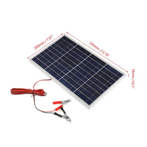 Vente directe : Panneau solaire photovoltaïque 10W à cadre, 12V/18V, silicium polycristallin avec contrôleur et couvercle - Product Image 3