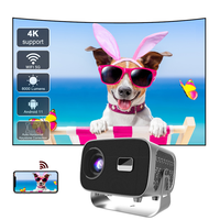 Nouveauté : Projecteur intelligent A10 double Wi-Fi, Android, mini cinéma portable, flexible, extérieur, 200 lumens, 1080P, projecteur LED LCD, bureau