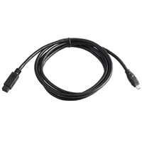 Câble FireWire 9 PIN / 4 PIN BETA FireWire 800 - FireWire 400 9-4 800 Mbps IEEE 1394B 1,8 m 3 m 4,5 m Noir