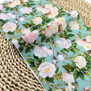 Tissu en lin <span class=keywords><strong>de</strong></span> rayonne 130 g/m² en gros, doux, uni, imprimé numérique floral personnalisé, tissé pour vêtements pour garçons, canapé <span class=keywords><strong>de</strong></span> <span class=keywords><strong>maison</strong></span> - Product Image 4