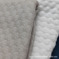 Tissu en coton biologique jacquard à bulles personnalisé 170G directement en usine