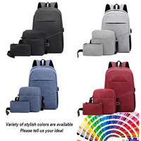 Sac à dos pour ordinateur portable grande capacité, imperméable, personnalisé avec logo, 3 en 1, nouveau sac de voyage pour ordinateur portable, cadeau promotionnel