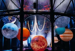 Nueva Llegada Gran Sistema <span class=keywords><strong>Solar</strong></span> LED 3D Planetas Globos Inflables Hanging Party Decoraciones Gigantes Bolas LED - Product Image 6