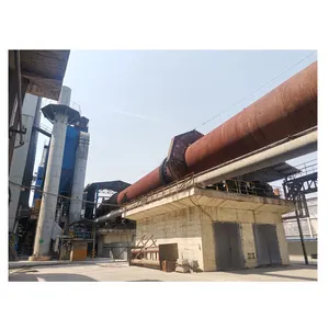 high capacity active lime Making Machinery 100 -1000 tpd rotary kiln for quick lime plant