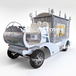Voitures funéraires électriques décorées populaires, véhicules funéraires faits à la main, fourgon funéraire électrique/à chevaux en promotion à bas prix - Product Image 1