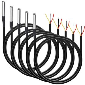 Sonde de température numérique étanche avec câble de 1 m pour Model 3, capteur thermique de -55°C à +125°C pour Raspberry Pi - Product Image 1
