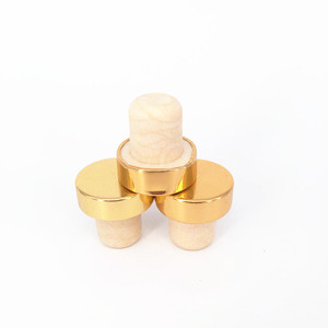 <span class=keywords><strong>Bouchon</strong></span> de <span class=keywords><strong>bouteille</strong></span> de <span class=keywords><strong>vin</strong></span> synthétique en verre, avec capuchon en aluminium, 19mm 20mm, 100ml 125ml, vente en gros, 150ml - Product Image 1