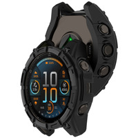 Desain kasar jam tangan pintar TPU penutup casing pelindung lembut untuk Garmin Fenix 8 AMOLED/surya 47mm 51mm