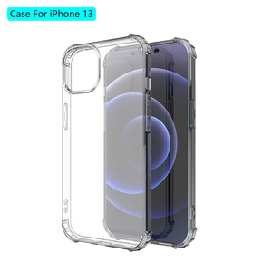 Funda protectora transparente de TPU a prueba de golpes con protección completa de 360 grados y airbag 3D para iPhone 13, antihuellas. - Product Image 1