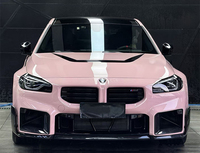 Lèvre avant en fibre de carbone sèche style MP pour BMW M2 G87, séparateur de pare-chocs avant, modifications extérieures