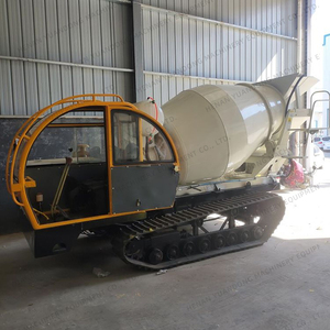 厂家直销水泥搅拌车罐式价格建筑用小型翻车机2-8m3履带式混凝土搅拌车 - Product Image 2