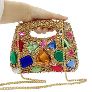 Nouveaux sacs de soiree triangulaires pochettes de luxe en strass pour femmes pochettes et sacs de soiree pour femmes - Product Image 1
