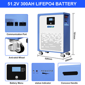 แบตเตอรี่ลิเธียม Easun Power Lifepo4 48v 51.2v 300Ah แบบติดผนัง พร้อมระบบ BMS  แบบขนาน Powerwall 15kwh แบตเตอรี่เจล - Product Image 1