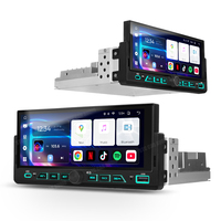 Stereo Mobil Android Diamond Single Din 6,86 Inci Universal, Radio Mobil, CarPlay, WIFI, GPS Navigasi, Pemutar Multimedia