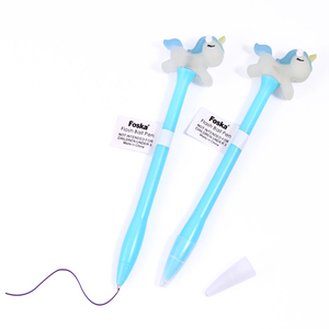 Juego de Bolígrafos de Gel de Plástico Premium FOSKA, Lindos Bolígrafos Luminosos con Diseño de Unicornio para Escribir en el Diario, Tomar Notas, Dibujar, Marcar y Dibujar - Product Image 1