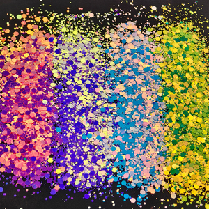 Großhandel Polyester-Glitzer 2 OZ Stark Funkelnder Fluoreszierender Grober Glitzer für Becher, Nageldesign und Basteldekoration - Product Image 3